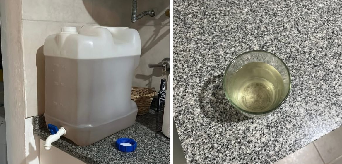 Ni un vaso de agua: quejas por el servicio de agua potable en el este de Funes